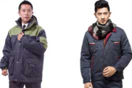 棉服工作服定做首選黃紫服飾！