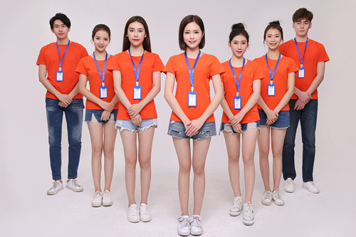 公司員工T恤衫訂做一般用什么面料！